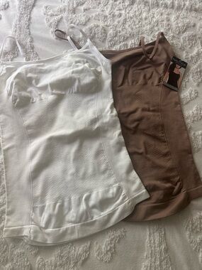 Ladies Shaping Cami Nautica Seamless NWT Size L Camisole Shapewear set of 2